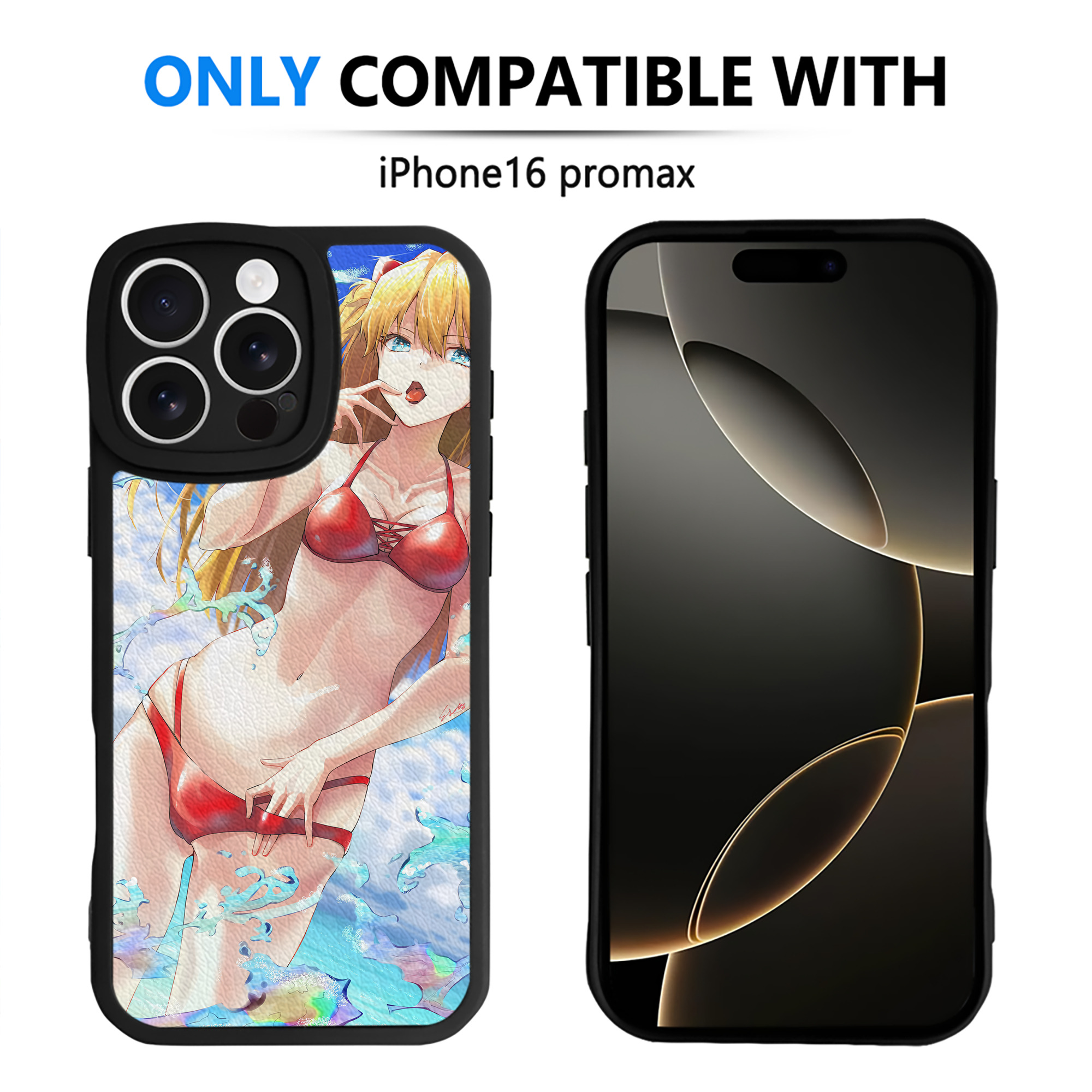 （画像用） EVA 新世紀エヴァンゲリオン 【iPhone 16シリーズ対応】シリコンスマホケース（レザー調） 材質：シリコン